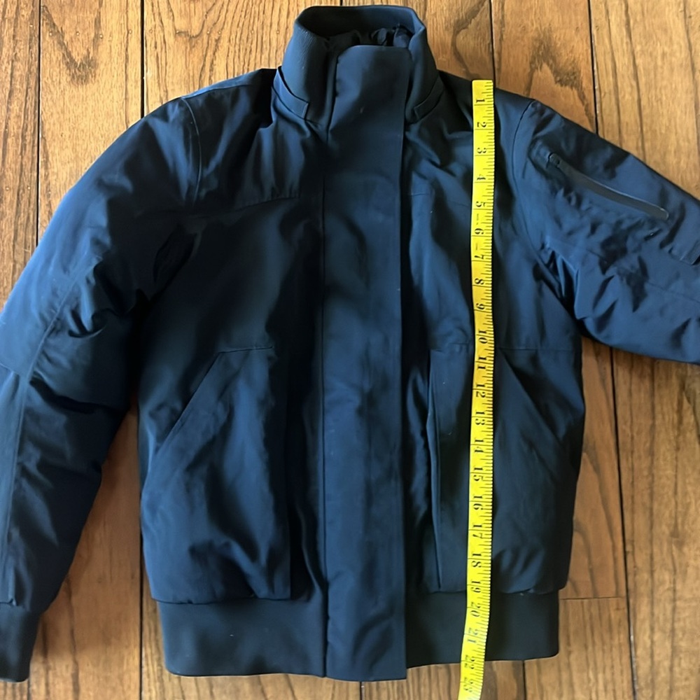 Lululemon Winter Warrior Bomber Coat Jacket Black Without hooded Size 0 - Picture 12 of 13